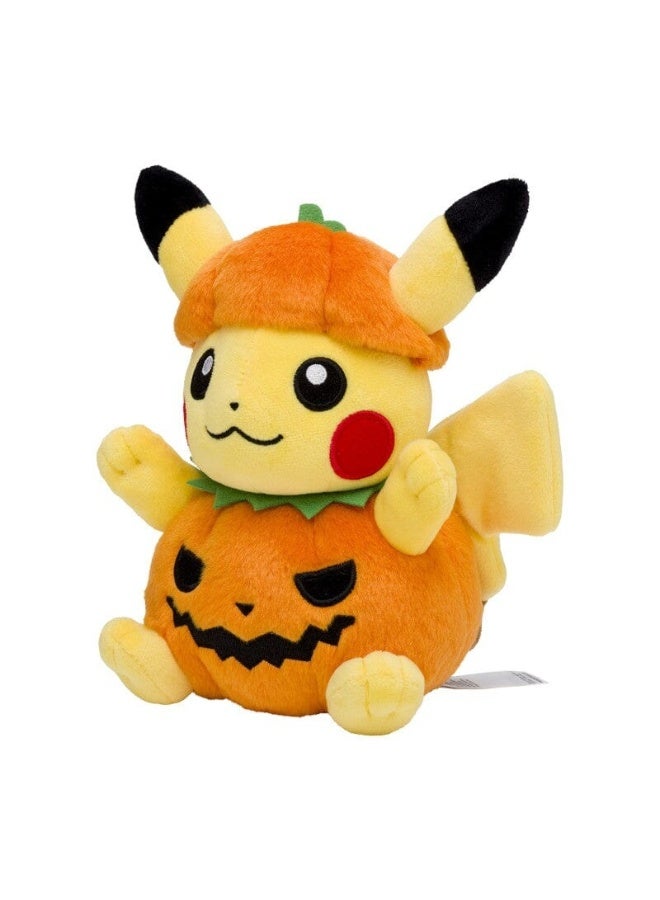 general Pumpkin Pikachu Plush Doll Pokémon Pikachu Doll Doll Gift for Family and Friends - Image 2