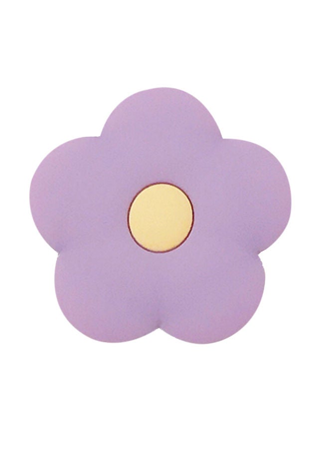 NIBEMINENT Flower Shape Folding Stand For Mobile Phone Purple  - Image 1