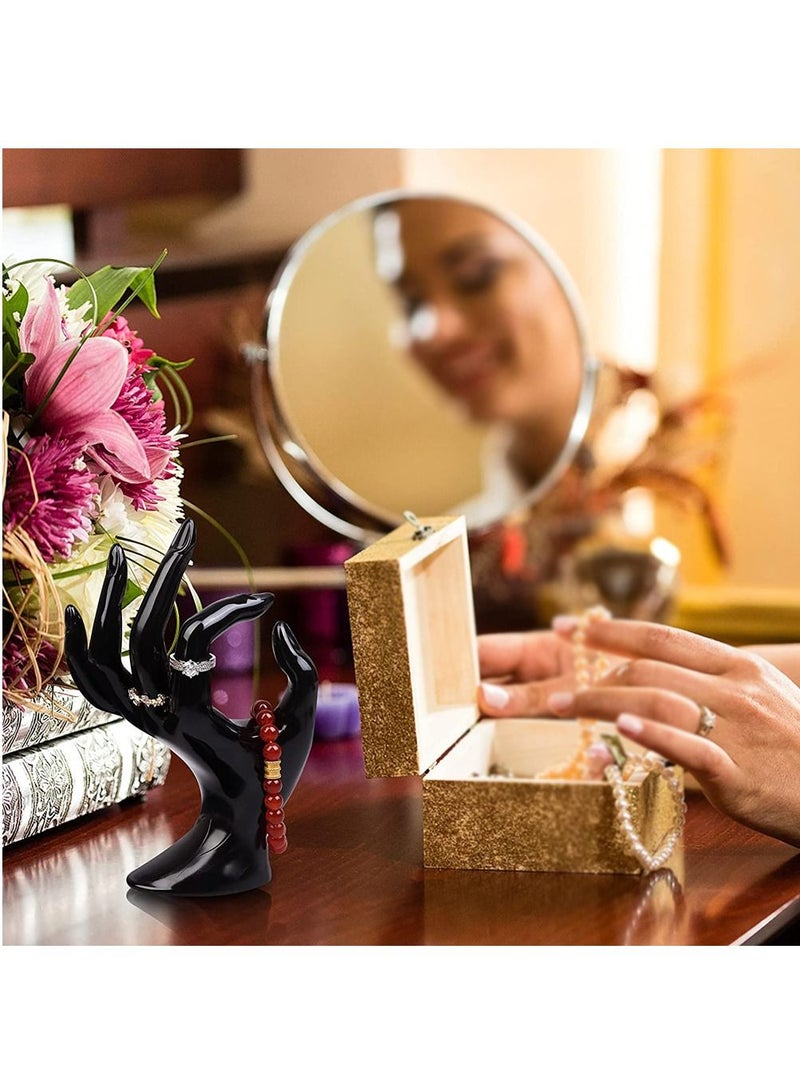 𝐅𝐅𝐃 Hand Mannequin Jewelry Holder – Elegant Ring, Bracelet, Chain & Necklace Display Stand, Home Decor Organizer for Vanity  - Image 4