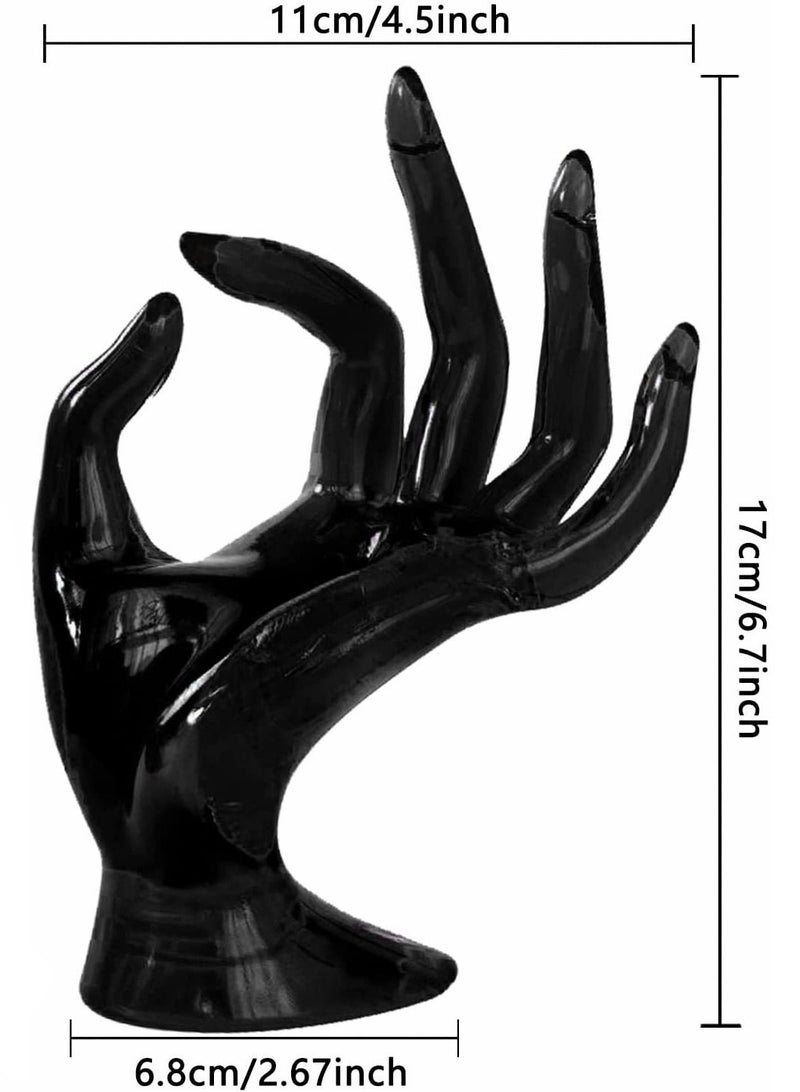 𝐅𝐅𝐃 Hand Mannequin Jewelry Holder – Elegant Ring, Bracelet, Chain & Necklace Display Stand, Home Decor Organizer for Vanity  - Image 5