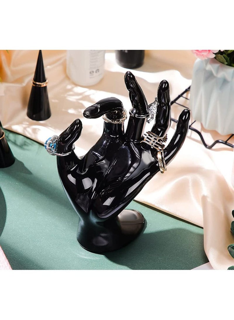 𝐅𝐅𝐃 Hand Mannequin Jewelry Holder – Elegant Ring, Bracelet, Chain & Necklace Display Stand, Home Decor Organizer for Vanity  - Image 2