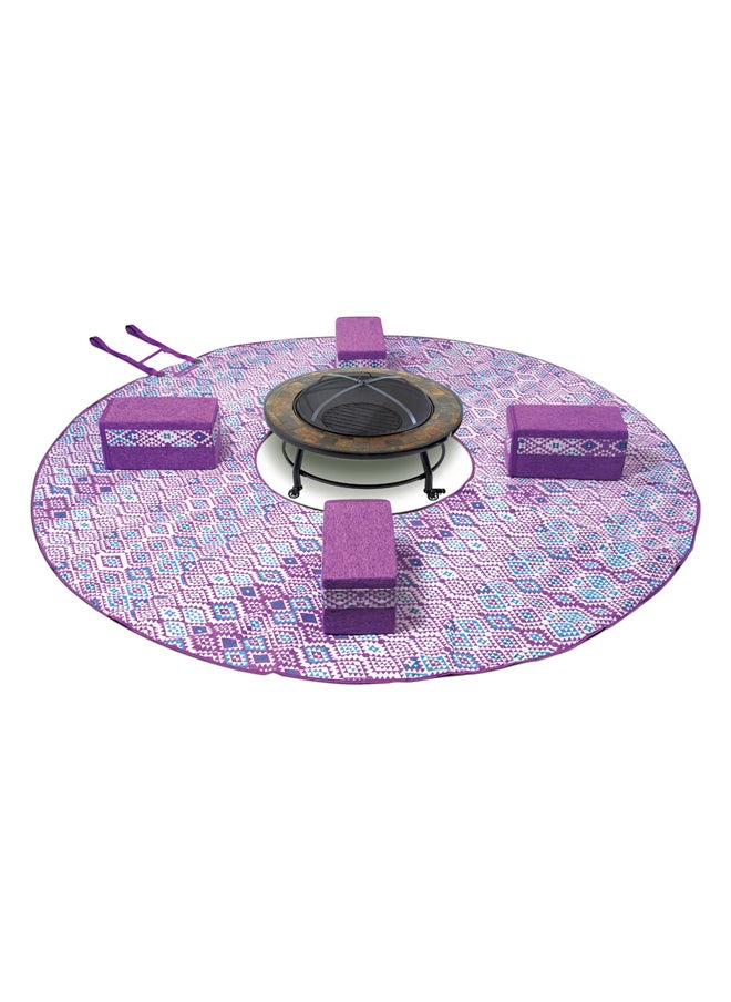 AL SANIDI Outdoor mat for camping, Lilac, Size 300*300 Cm  - Image 2