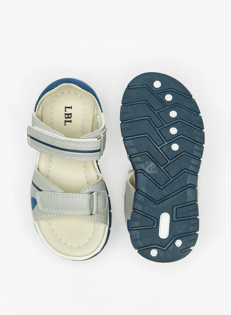 LBL by Shoexpress Girls Textured Floaters With Hook And Loop Closure By Shoexpress