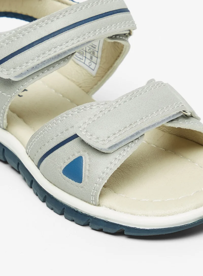 LBL by Shoexpress Girls Textured Floaters With Hook And Loop Closure By Shoexpress