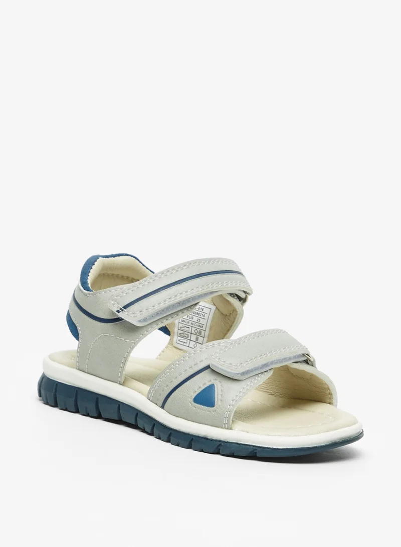 LBL by Shoexpress Girls Textured Floaters With Hook And Loop Closure By Shoexpress