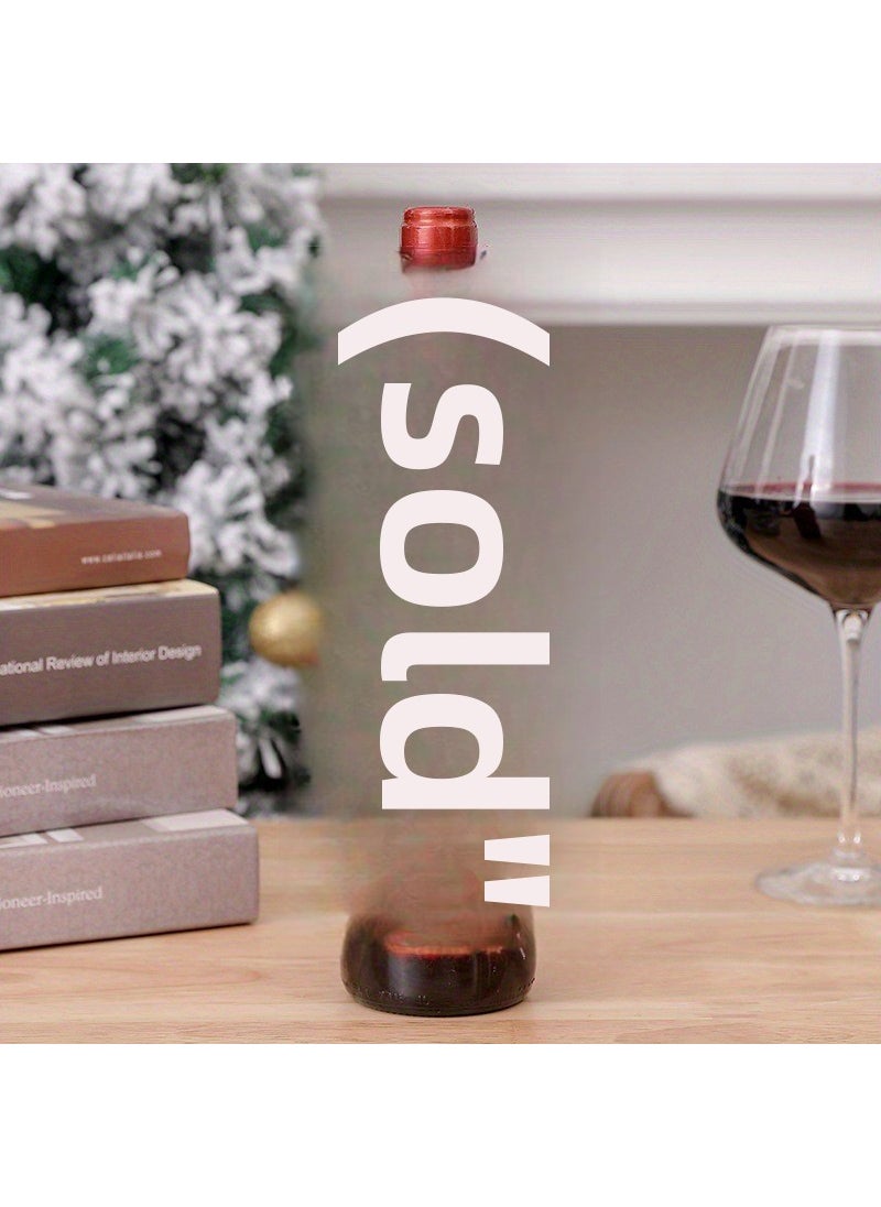 Generic New Christmas Wool Blend Knitted Stripe Wine Bottle Cover with Elk  Snowman Old man wine bottle set 