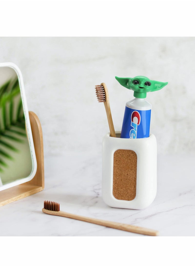 Baby Toothpaste Cap, Toothpaste Hat, Dispenser Baby Toothpaste Topper Toothpaste Squeezer for Children and Adults Catoon Funny Toy Model Bathroom Supplies Decorations Kids Gift  - Image 2