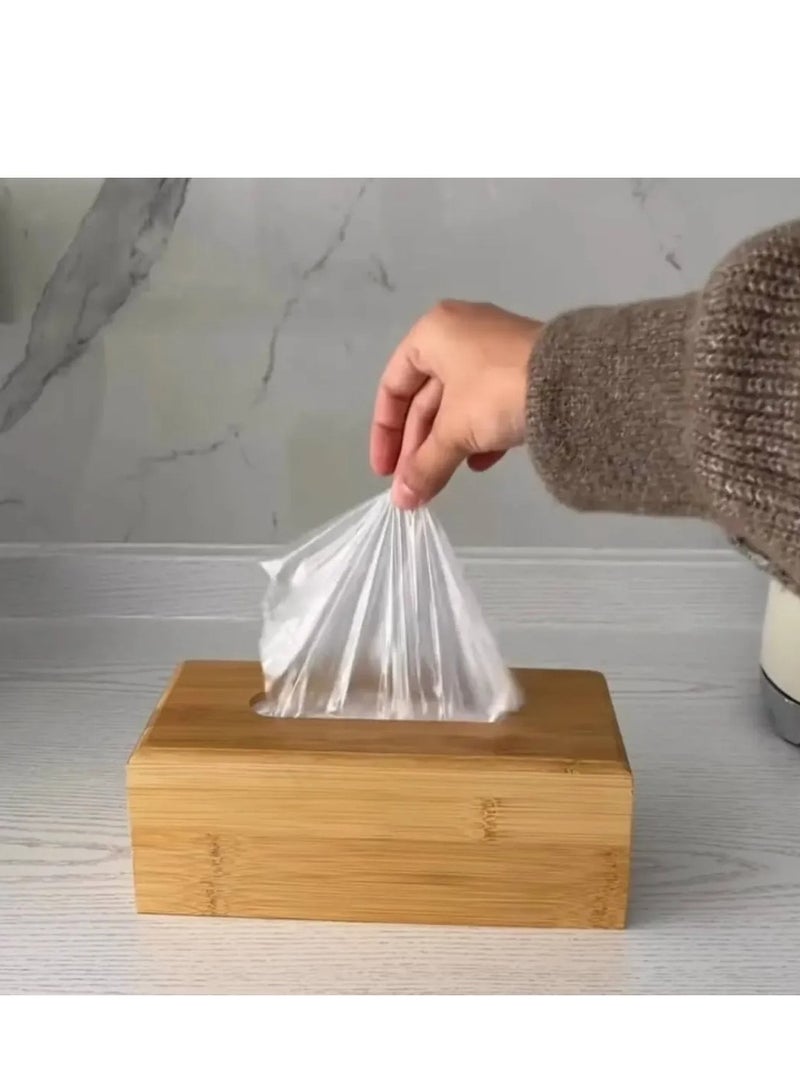 Tissue box for home and office desktop wood paper towel box hotel napkin holder wood table napkins - Image 3