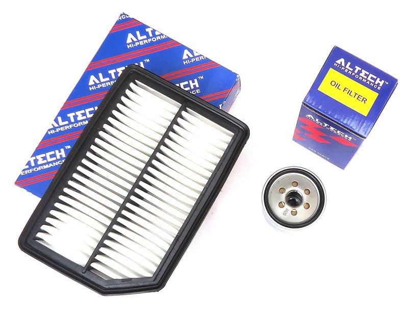 ALTECH HI-PERFORMANCE AIR FILTER + OIL FILTER SET FOR HONDA WRV 1.5L DIESEL - Image 1