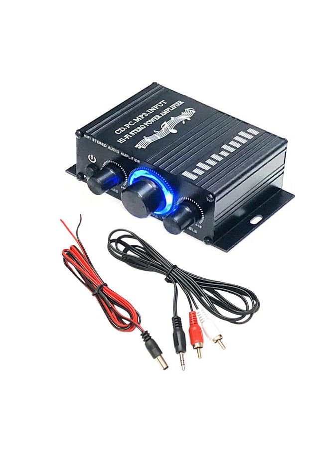 Generic Mini Amplifier HiFi Car Stereo Music Receiver FM MP3 Power Amplifier  - Image 1