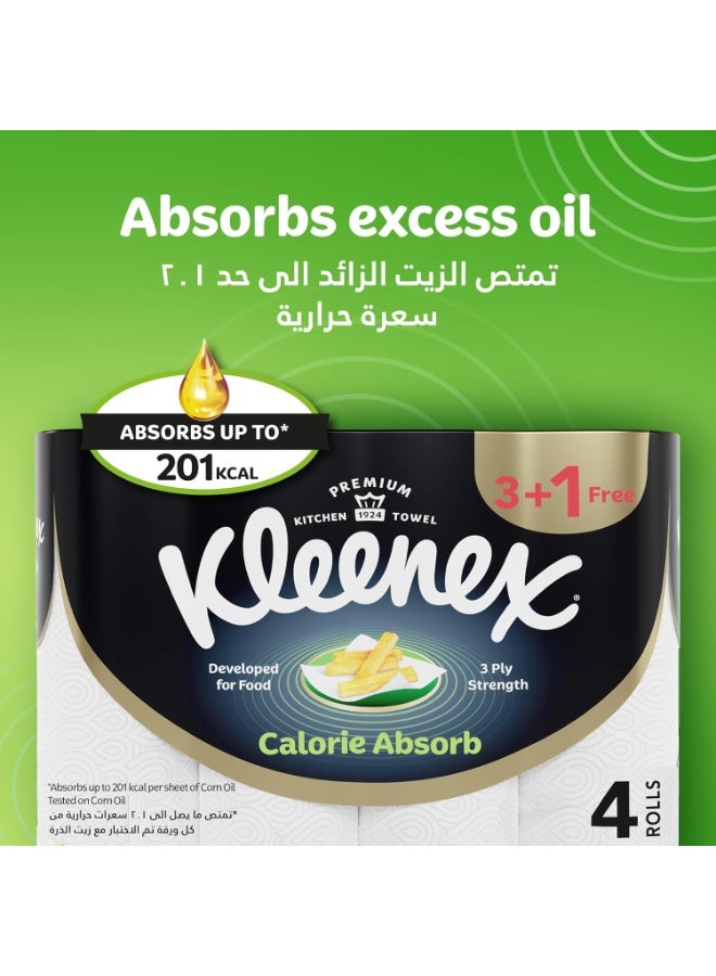 Kleenex Calorie Absorb Kitchen Tissue Paper Towel 50 Sheets - Image 2