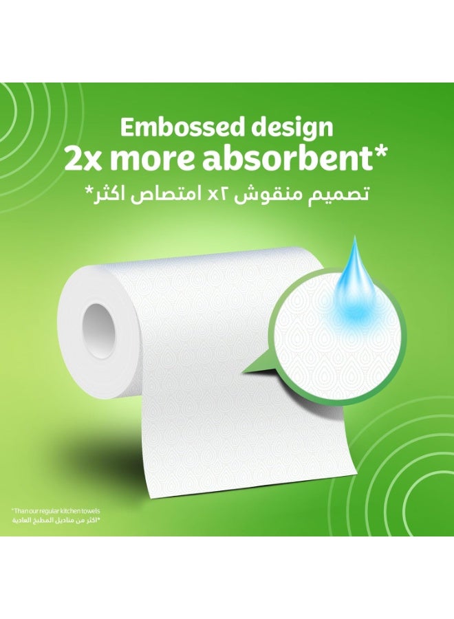 Kleenex Calorie Absorb Kitchen Tissue Paper Towel 50 Sheets - Image 4
