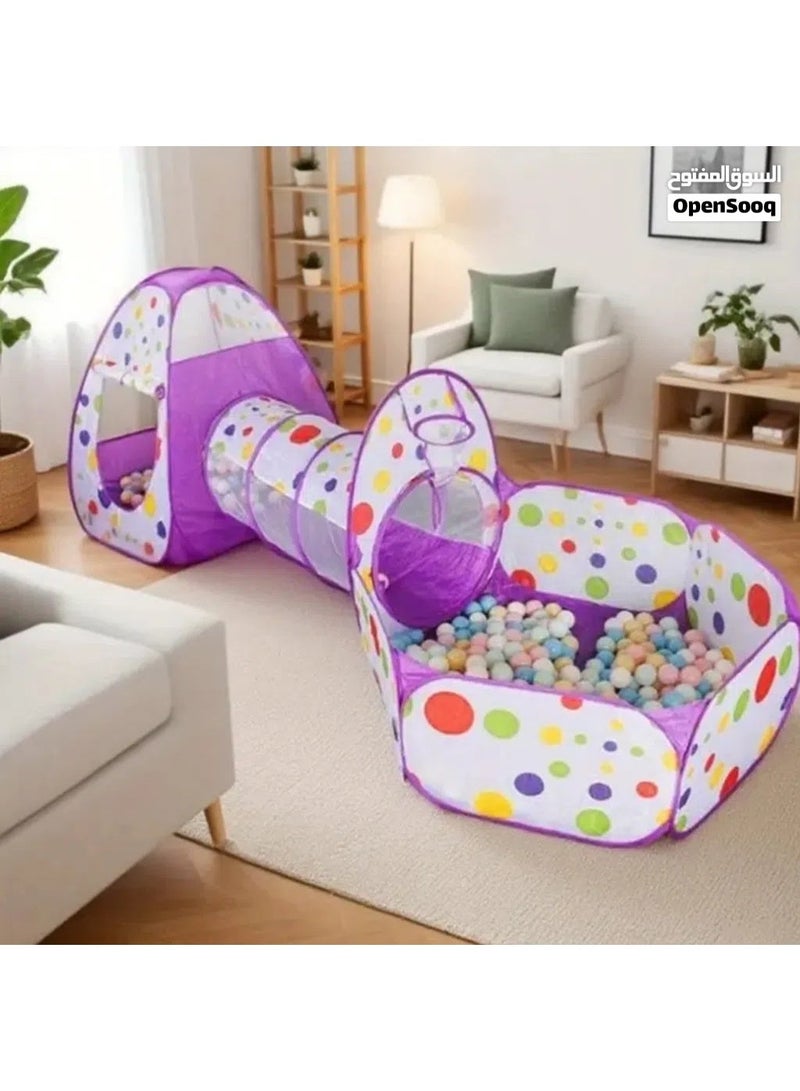 Kids Toys 3-in-1 Foldable Children's Tent - Image 2