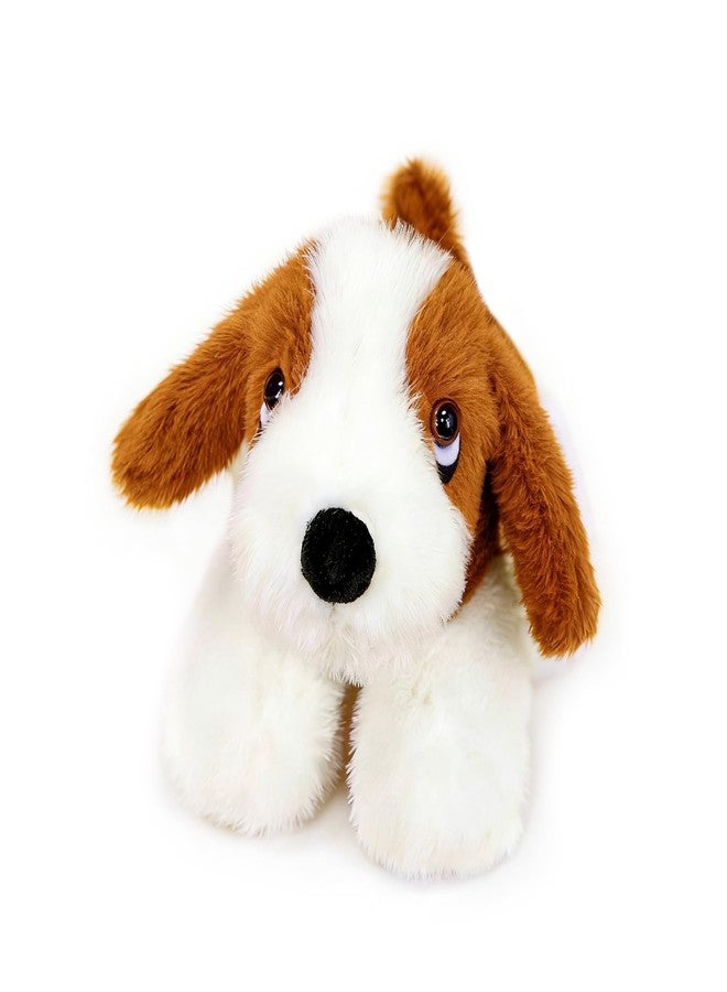 PEACH CAT Basset Hound Dog Stuffed Animal Cute Puppy Plushies Small Plush Toys Gifts for Kids White - Image 1