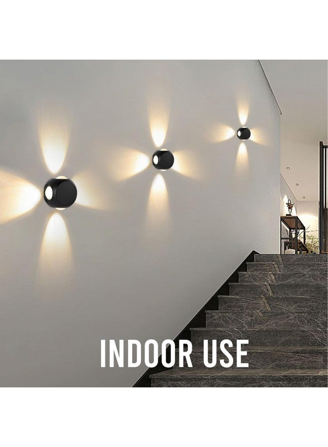 Gesto 8W Waterproof Led Wall Light for Home Decoration - Up Down 4-Way LED Wall Lamp | IP65 Outdoor Fancy Wall Lights for Balcony,Gate,Elevation,Garden,Patio | Decorative Wall Mount Light -Pack of 6 - Image 5