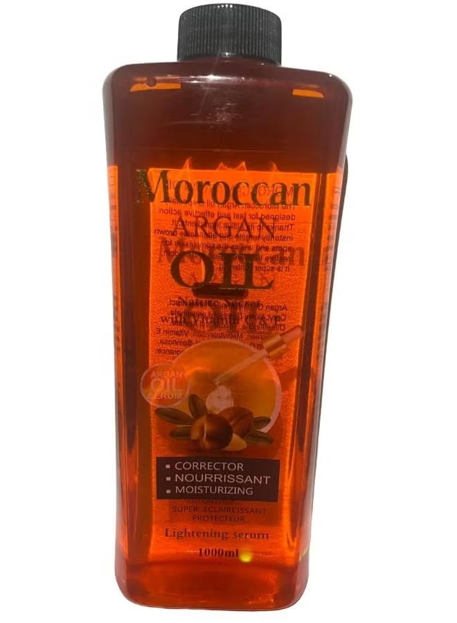 سيروم تفتيح البشرة بزيت الأرغان المغربي 1000 مل