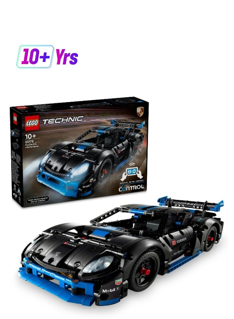 LEGO Technic Porsche Gt4 E-Performance Race Car Toy 42176 Building Toy Set (834 Pieces) - Image 1