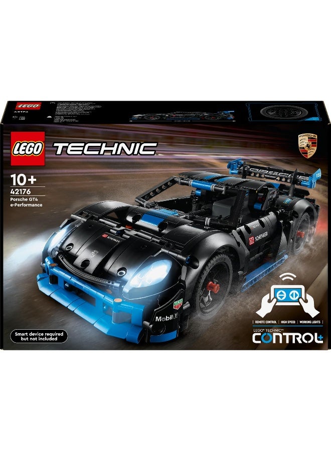 LEGO Technic Porsche Gt4 E-Performance Race Car Toy 42176 Building Toy Set (834 Pieces) - Image 2