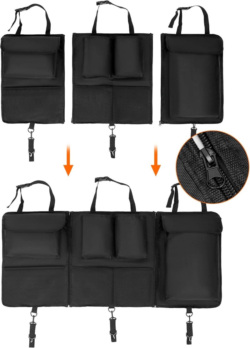 QWORK Car Trunk Organizer Bag - Waterproof, Large Capacity, Multi-Pocket Storage for SUV, Hatchback, Van - Image 2