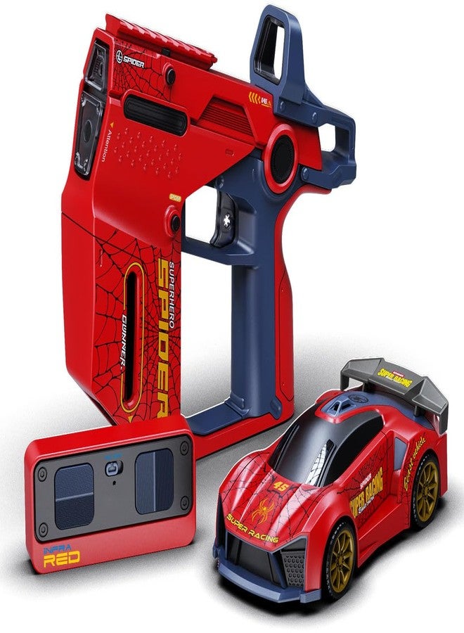 Magicwand 2-Player Infrared Battle RC Car Toy with Dual Remotes | Shoot & Knock-Down Action Game | Time-Bound Dodge & Shoot Knock-Down Game | Interactive Racing & Target Toy for Kids - Image 1