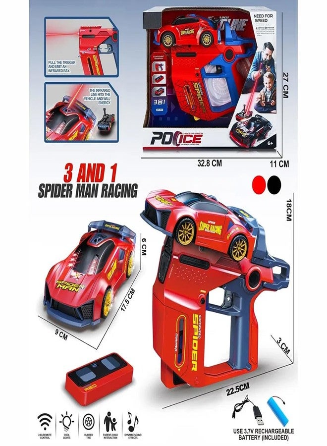 Magicwand 2-Player Infrared Battle RC Car Toy with Dual Remotes | Shoot & Knock-Down Action Game | Time-Bound Dodge & Shoot Knock-Down Game | Interactive Racing & Target Toy for Kids - Image 2