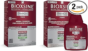Bioxsine 2x Forte Shampoo for Strong Hair Loss Woman Man Vegetable Hair Shampoo Accelerates Growth 300ml by Bioxsine - Image 1