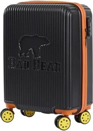 Bad Bear Logo Suitcase Black