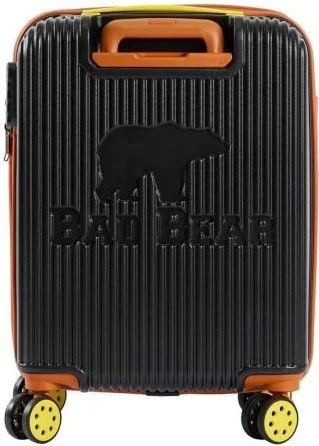 Bad Bear Logo Suitcase Black
