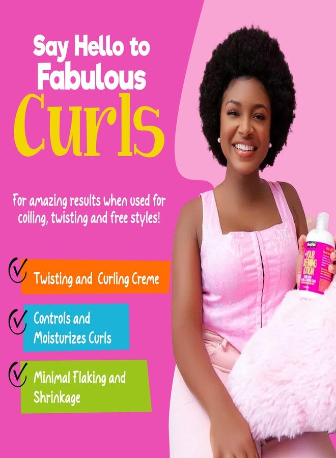 Curly Chic CurlyChic Your Defining Lotion - Curl Enhancing, Moisturizing & Styling Solution for Curly, Kinky, Coily, & Wavy Hair - Non-Sticky Curl Cream with Shea Butter, & Aloe Vera - Sulfate & Paraben-Free - Image 2