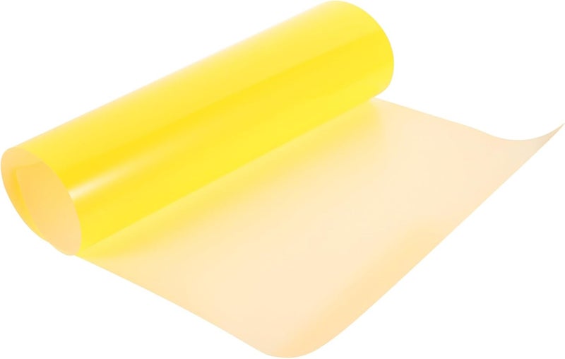 مصدر بضائع محلي موثوق ومستقر ورقة فينيل نقل الحرارة ثلاثية الأبعاد (3D Puff) للملابس DIY، أصفر 30 سم × 50 سم، فينيل قابل للكي للتيشيرتات والحقائب والوسائد للزينة إمكانية استقبال الطلبات بالجملة - Image 1