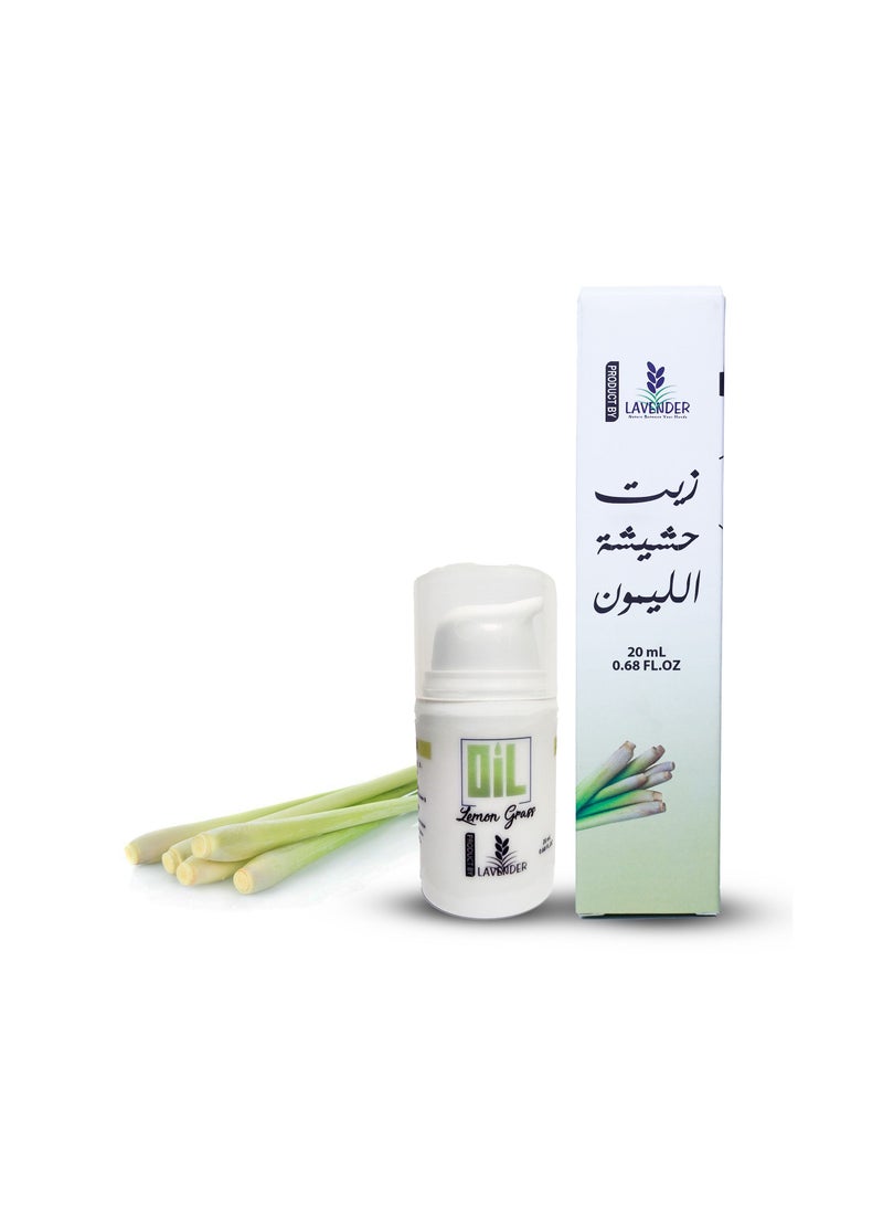 Pure lemon grass Essencial  oil 20 mL