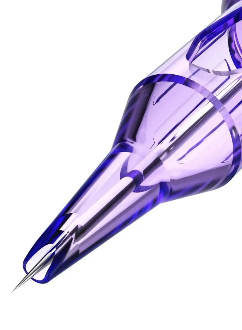 دراجون هوك خرطوشة مكياج دائم من MAST. 30/01 رفيع مستدير طويل مدبب. للاستخدام الاحترافي، تُستخدم لمرة واحدة ومعقمة. متوافقة مع معظم أجهزة المكياج الدائم. علبة تحتوي على 20 قطعة. - Image 3