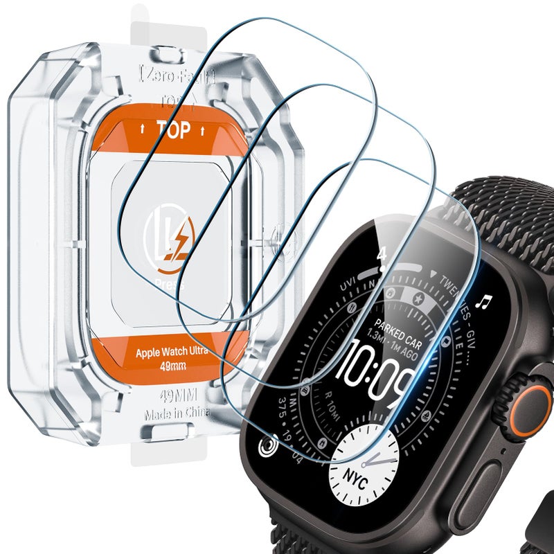 LK 3 Pack for Apple Watch Ultra 3 / Ultra 2 Screen Protector 49mm - Image 1