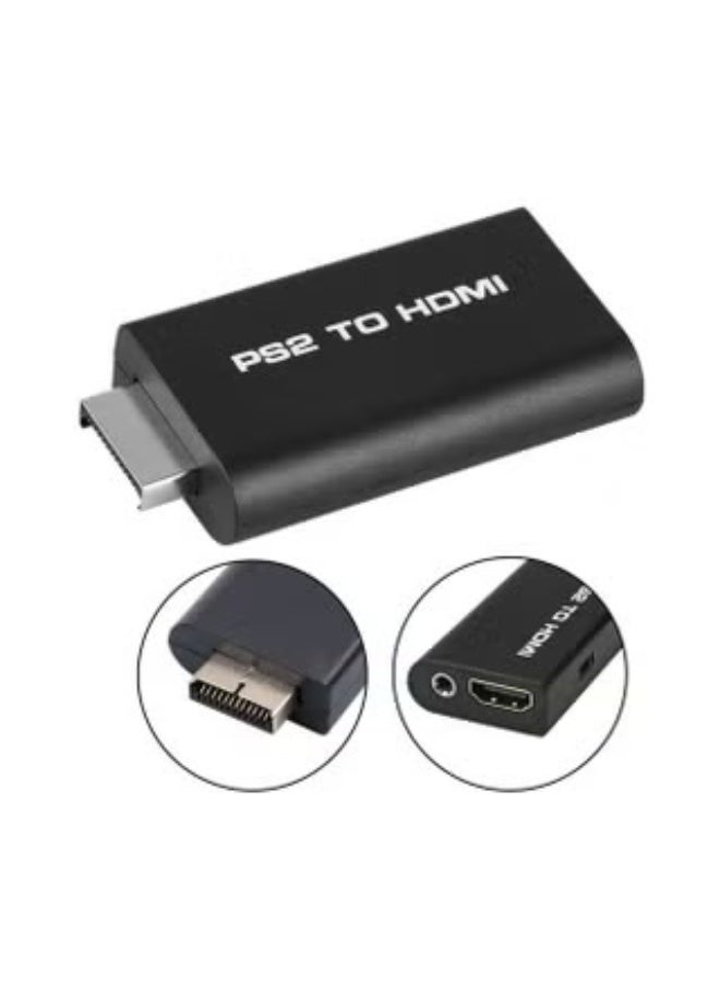 محول ميني PS2 إلى HDMI أسود - Image 1