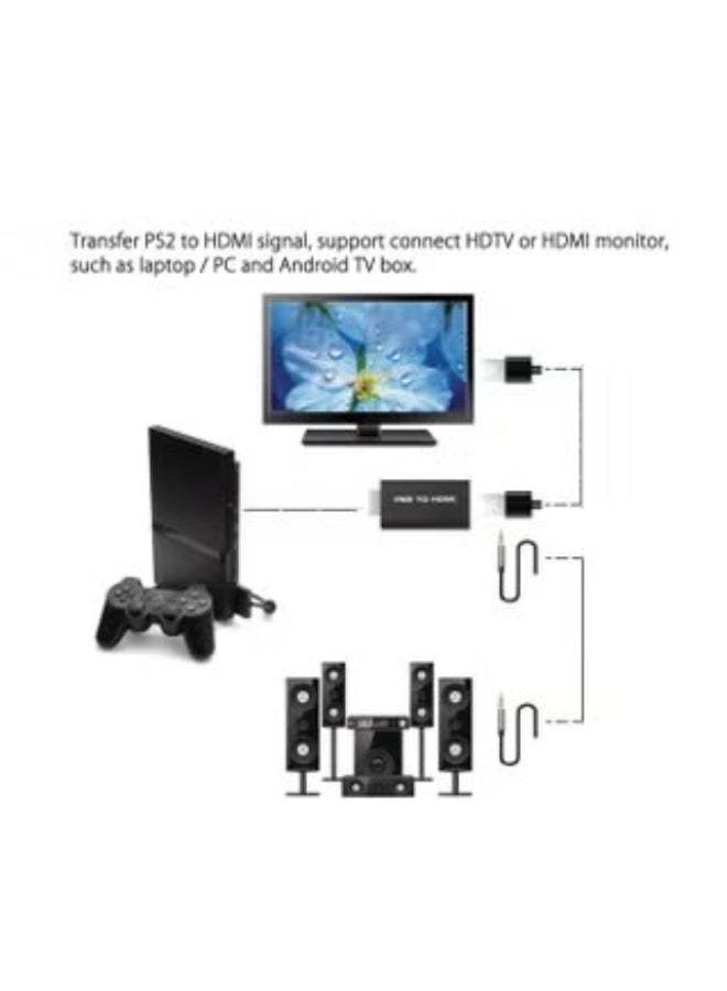 محول ميني PS2 إلى HDMI أسود - Image 4