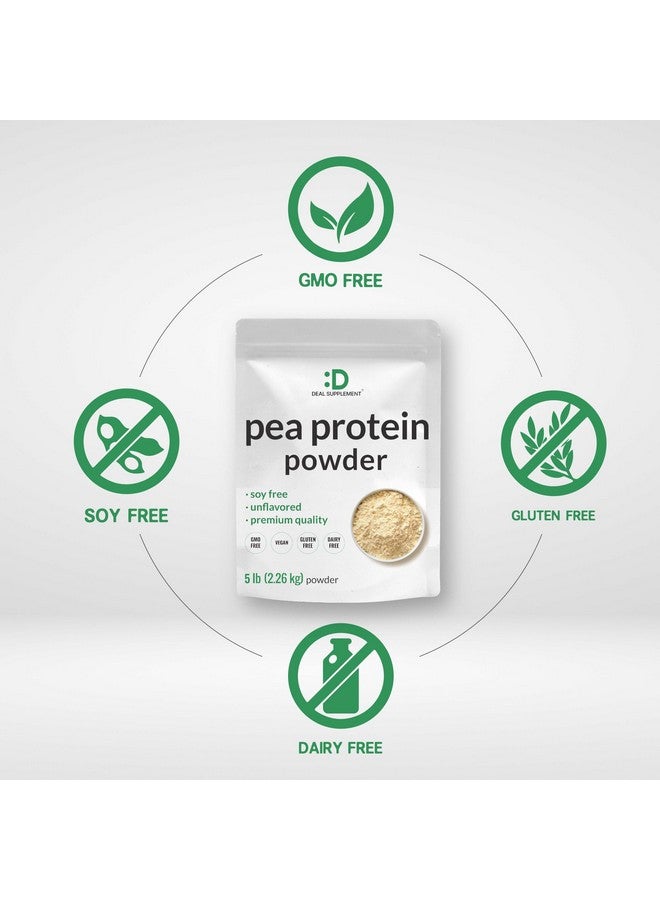 ملحق الصفقة مسحوق بروتين البازلاء بدون نكهة من DEAL SUPPLEMENT، 5 أرطال - بازلاء فاخرة مزروعة في أمريكا الشمالية - شكل معزول سهل الهضم - رائع للمشروبات أو البارات أو الوجبات الخفيفة - حصة 27 جرام من البروتين، خالٍ من الصويا، نباتي - Image 3