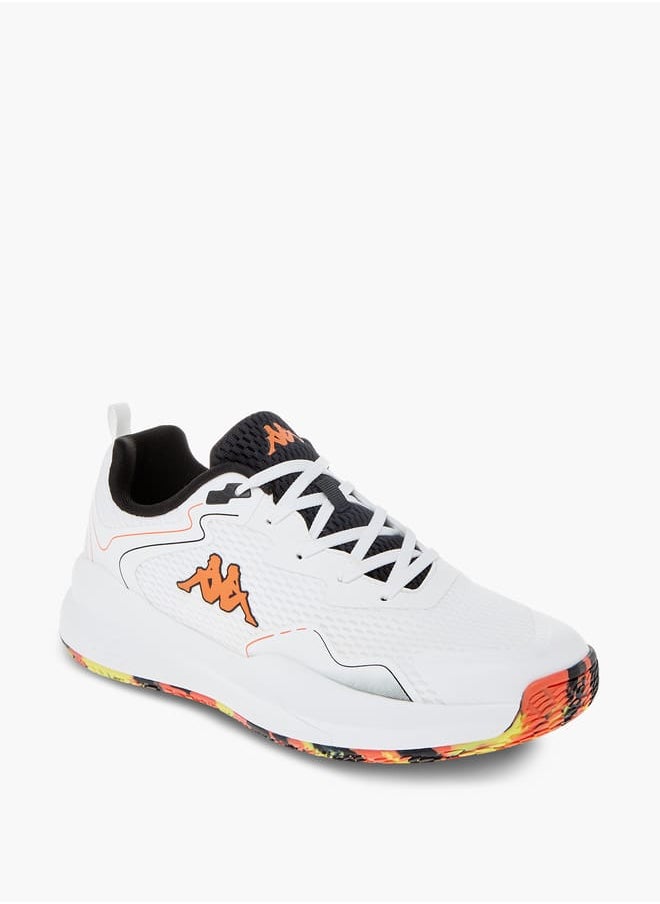 Kappa Mens Logo Print Sports Shoes With Lace-Up Closure  - Image 1