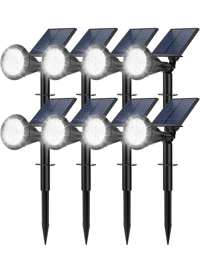 AFN Solar Powered Outdoor LED Garden Lights Set Waterproof Landscape Spotlights with Adjustable Panels for Yard Pathway Lawn Patio Bright Energy Saving Lighting Solution Pack - Image 1