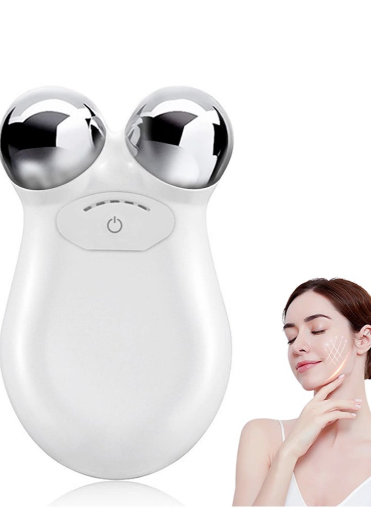 Microcurrent Face Device Roller Rechargeable USB Mini Facial Massager 