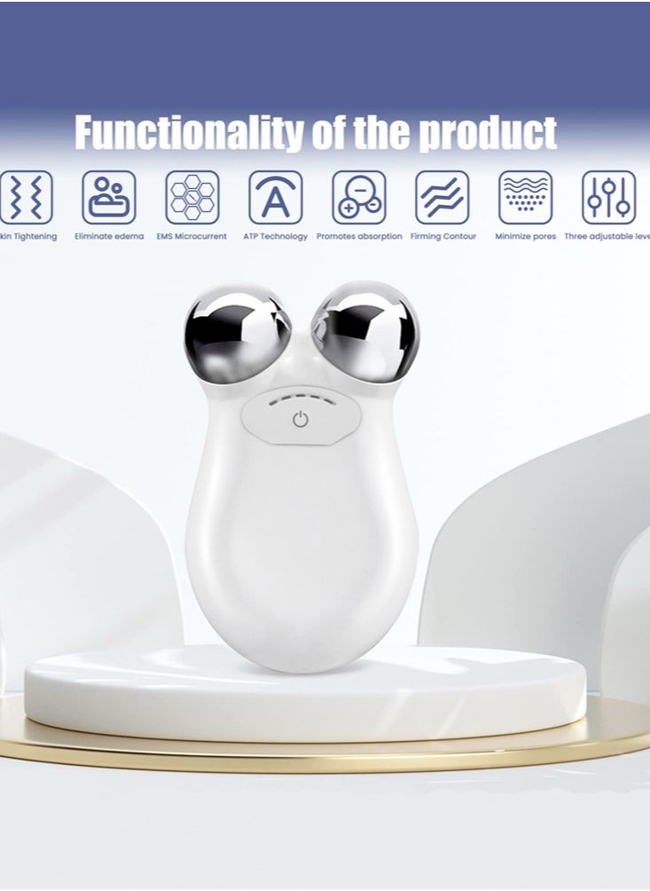 Joshberg Microcurrent Face Device Roller Rechargeable USB Mini Facial Massager  - Image 3