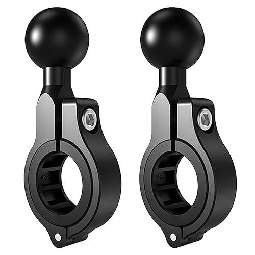 iMESTOU 2PCS Aluminium 1" Ball Base for Handlebar Mounts, Compatible with Ram/iMESTOU Phone Mounts with 1" Ball Sockets - Image 1
