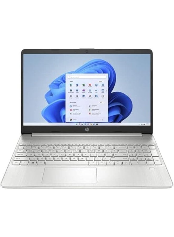 (Upgraded Version) Latest 15 Laptop With 15.6-Inch Display, Core i7-1165G7 Processor/16GB RAM/512GB SSD/Intel Iris XE Graphics/Windows 11 / English/Arabic Silver