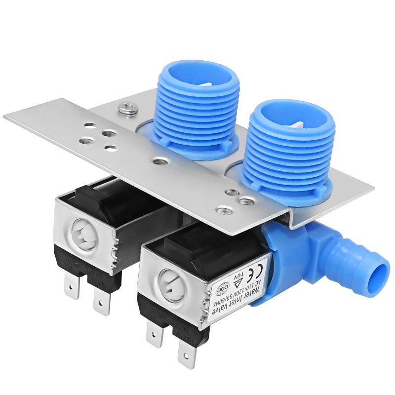 285805 Washer Water Inlet Valve with Mounting Bracket Suitable for Whirlpool Kenmore KitchenAid Washer Replaces 292197 3349451 3354565 KAWS850JQ4 LSQ8243HQ0 7MLSC9545JQ2