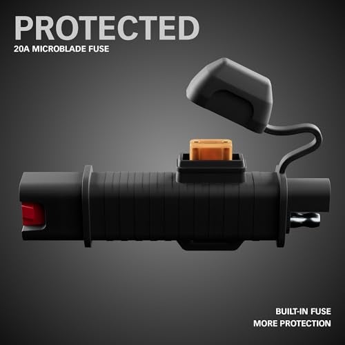 SafeAMP 3‑Pack X Connect to SAE Adapter with 20A Fuse Compatible with NOCO GENIUS1, GENIUS2, GENIUS5, GENIUS10, G3500, G7200 - Image 3