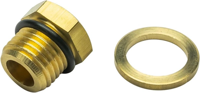 GLOWSHIFT M14 x 1.5 Male to 1/8-27 NPT Female Gauge Sensor Sender Thread Adapter Reducer - Image 2