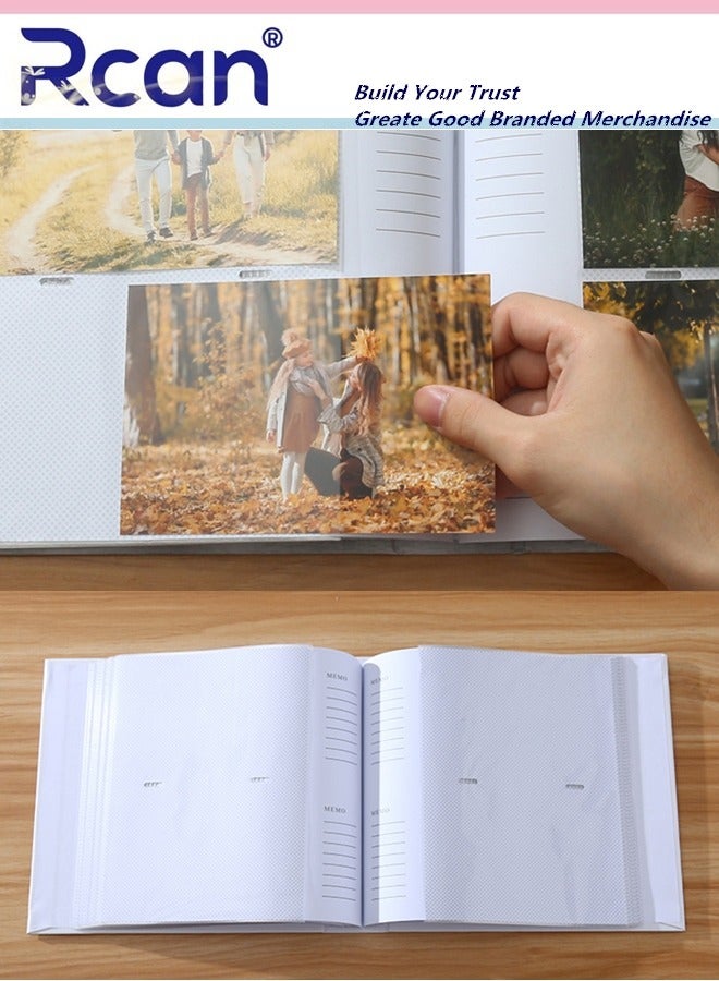 Rcan 200 Pockets Retro Photo Album for 6 Inches Photos Portable Photo Album for Family Wedding Boys Girls - Image 5