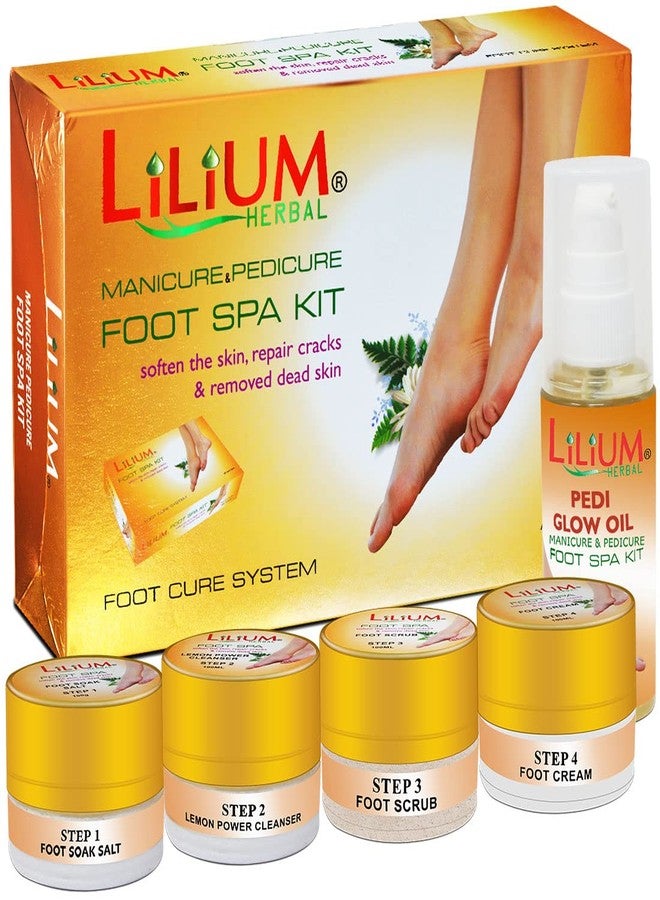 Lilium Manicure Pedicure Foot Spa Kit (450g) - Professional Foot Care Set for Dead Skin Removal, Cracked Heel Repair & Callus Treatment - Deep Hydration & Foot Softening Spa Kit for Men & Women - Image 1