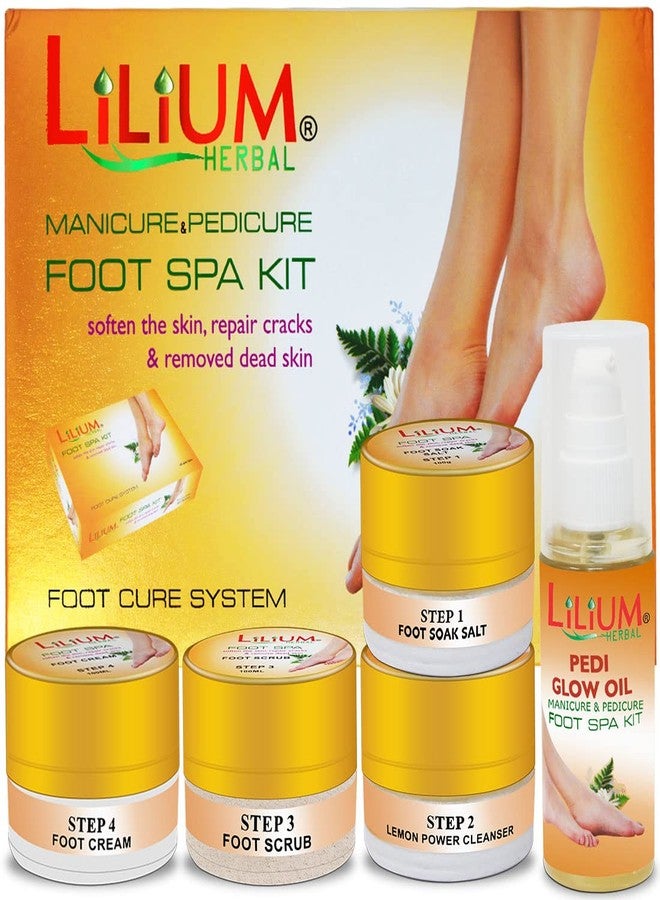 Lilium Manicure Pedicure Foot Spa Kit (450g) - Professional Foot Care Set for Dead Skin Removal, Cracked Heel Repair & Callus Treatment - Deep Hydration & Foot Softening Spa Kit for Men & Women - Image 2