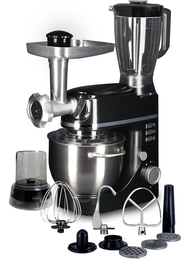 Touch El zenouki Touch El Zanouki 40567 Premium Plus Stand Mixer 1200W 5L + Grinder + Blender + Direct - Image 1