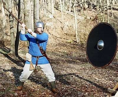AnNafi® Shield Boss Hand Forged Iron Medieval Umbo Fully Functional Small 12g Mount Close Combat Grade Hema Hammerd Look for Norse Viking Black Death Shield - Image 5